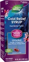 Nature's Way Cold Relief Syrup, Umcka, Shortens Duration & Reduces Severity, Multi-Symptom Cold Relief, Homeopathic, Phenylephrine Free, Non-Drowsy, Cherry Flavored, 4 Fl Oz (Packating Vary)
