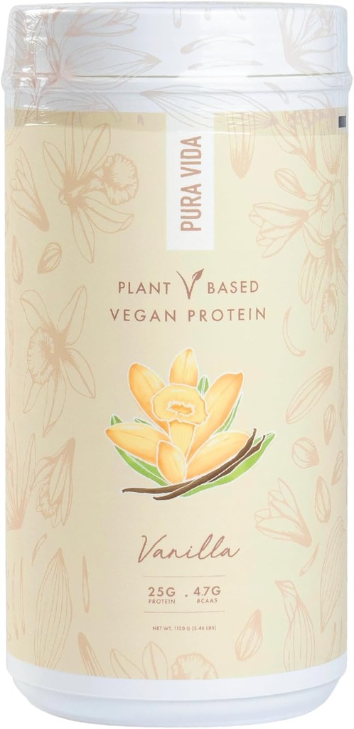 Pura Vida Miami Vanilla, Plantive - Vegan Protein