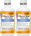 Vital Earth Minerals Fulvic Humic Mineral 2Pack - Fulvic Acid Supplement with 70+ Trace Minerals, Electrolytes for Recovery, Balance & Energy, 32 Oz Ea + 1 Oz Cup Ea