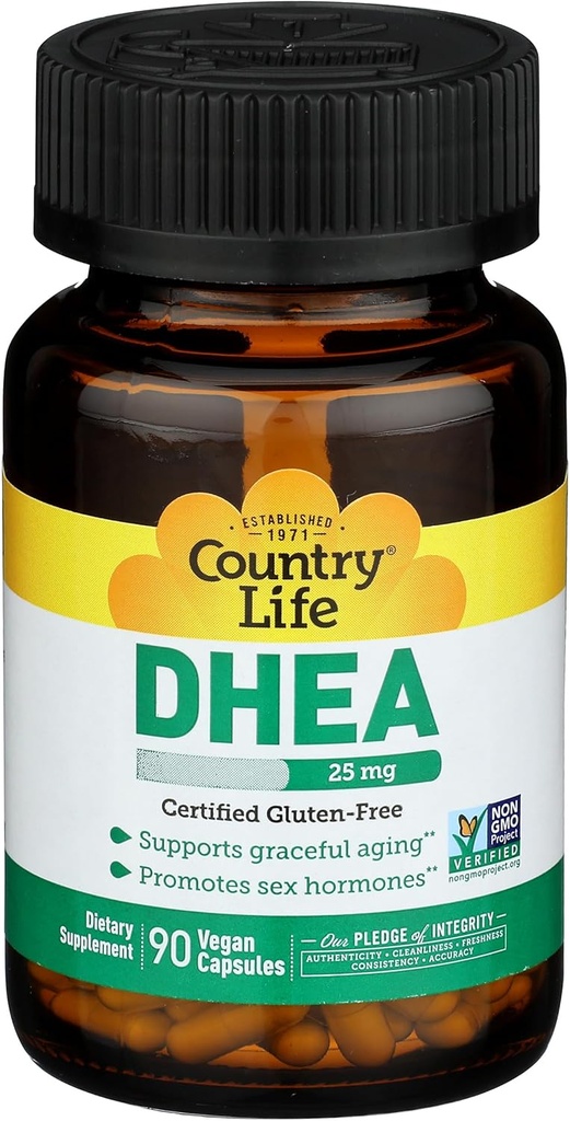 Ülke Hayatı, DHEA, 25 mg, 90 Vegetarian Capsules