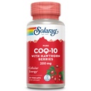SOLARAY Pure CoQ-10 200 mg | Sağlıklı Kalp Fonksiyonlar ve Hücre Enerji Desteği | Herb Mix ile Geliştirildi | 30 VegCaps