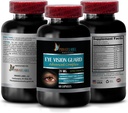 Βιταμίνες όρασης με Lutein - Eye Vision Guard 24 MG - Advanced Complex, Eye Vision Support, Lutein Supplement, Vitamin A Supplement, Turmeric Extract, Bilberry Extract, Taurine, 1 Bot 60 Κάψουλες