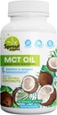 Mitsubishi MCT Oil Softgels 1000mg: 90 Günlük Supply, Premium C8 & C10 Şükrü Sustained Energy and Kilo Management, Made from Natural Coconut Oil, Non-GMO, Gluten-Free 90 softgels