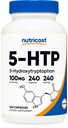 Nutricost 5-HTP 100 mg, 240 Vegetarian Capsules (5-Hydroxytryptophan) - Non-GMO & Gluten Free