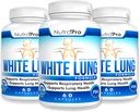 NutraPro White Lung Cleanse & Detox (Καθάρισμα Πνεύμονα) Υποστηρίξτε την Υγεία των Πνευμόνων. Υποστηρίζει την αναπνευστική υγεία. 60 καψάκιο - Made in GMP Certified Facility.