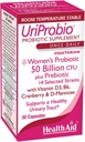 SağlıkAid UriProbio - 50 Milyar CFU Kadın Probiyotik Prebiyotik, Cranberry, D-Mannose, Vitamin D3 & B6 | Destekler Urinary Tract & Digestive Wellness, Asit & Bile Dayanıklı, Vegan