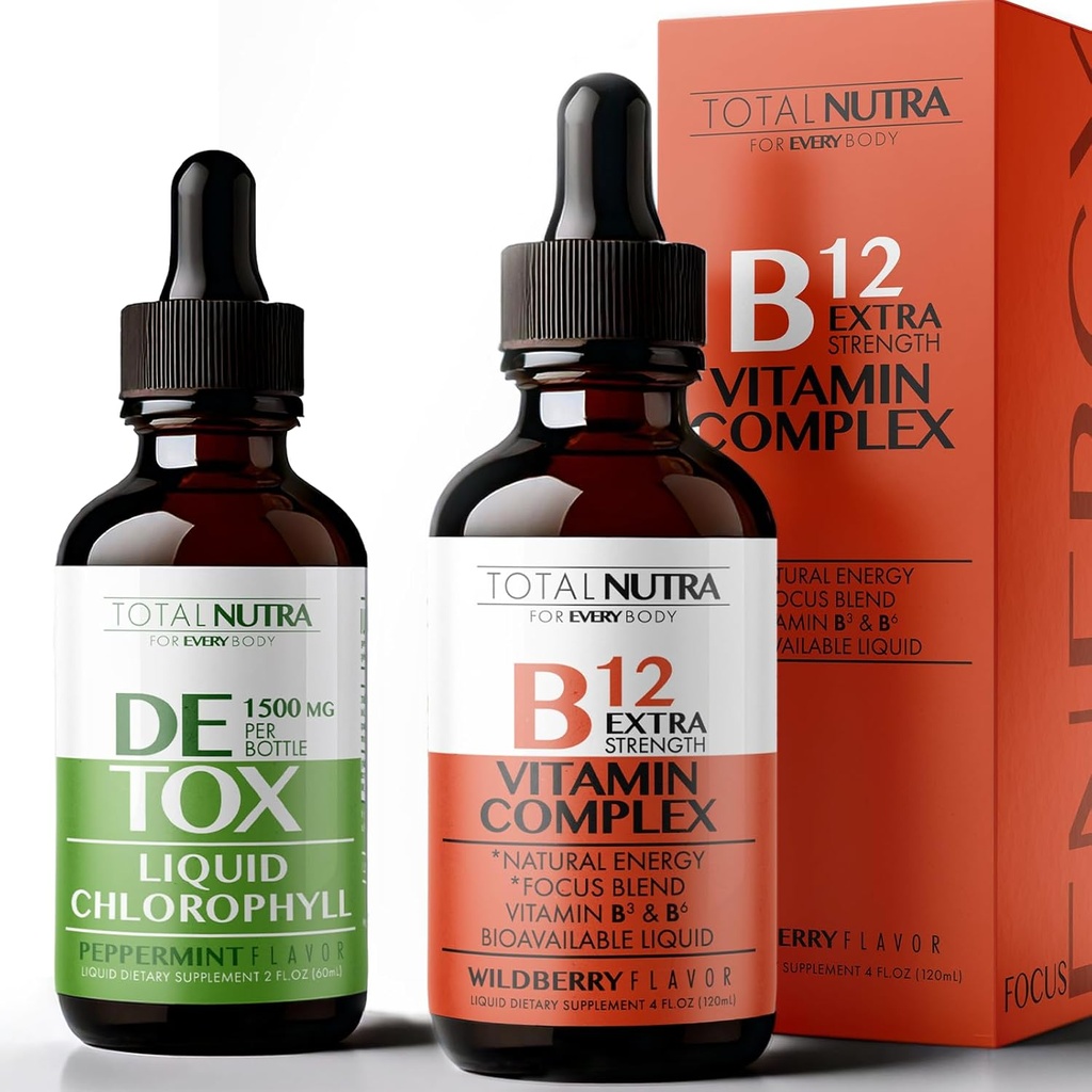 Sıvı klorophyll 50 mg & Ekstra Güç Vitamini B Kompleksi