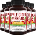 Apple Cider Vinegar Capsules with Ginger, Papaya & Chamomile | 1390 mg | Destekler Digestion, Immunity | Like with Mother | Non-GMO & 100% Natural | 450 Capsules