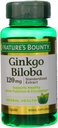 Nature's Bounty Ginkgo Biloba 120 mg Διπλή Δύναμη - 100 Καψάκια, Συσκευασία των 2