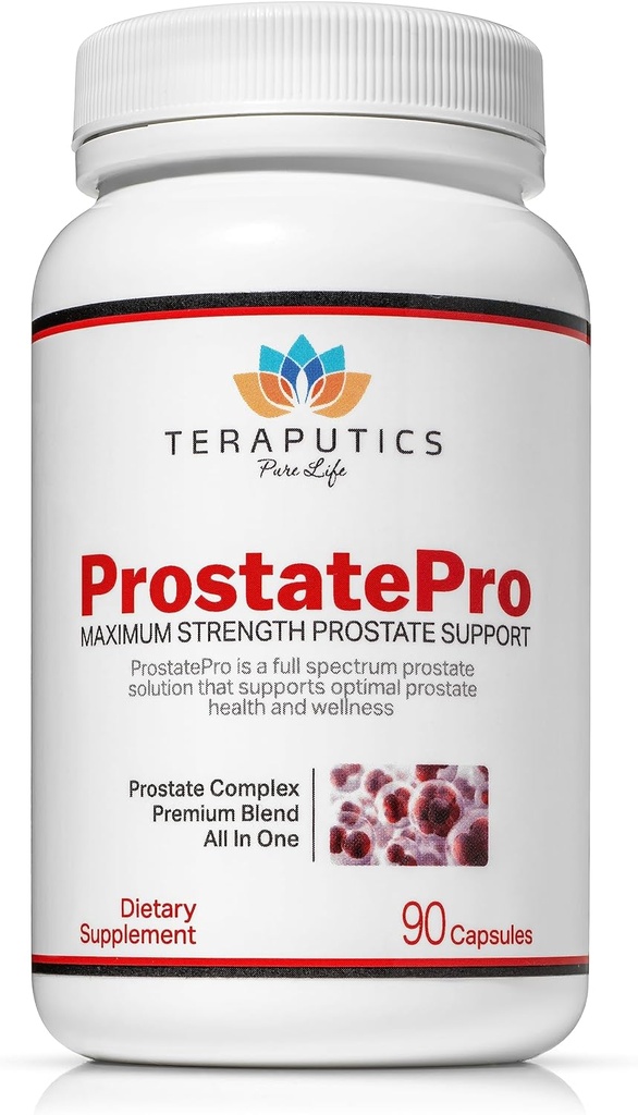ProstatePro - 33 Herbs Saw Palmetto Prostate Health Supplements For Men | Download Urination | Saç Büyüme w / 4 Blocker | Beta Sitosterol, Pygeum ve Saw Palmetto for Men Prostate Support, 90 Capsules