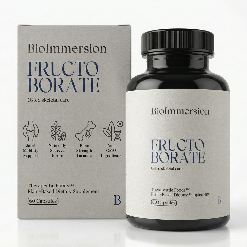 Fructo Borate Kompleksi - Ortak Hareketlilik ve Bone Strength, Boron Supplement for Inflammation Relief, 60 Capsules, Non-GMOMO