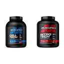 KasTech Kreta Monohidrat Toz Hücresi-Teknolojik Krep ve n Toz Nitro-Tech Whey Protein Isolate & Milk | Milk Chocolate, 4 Pound (1.5 km), 40 Hizmetler