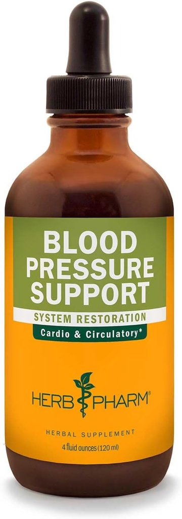 Βότανο Pharm Blood Pressure Support Liquid Formula για τα Καρδιαγγειακά και Κυκλοφορικά Συστήματα - 4 Ουγγιά