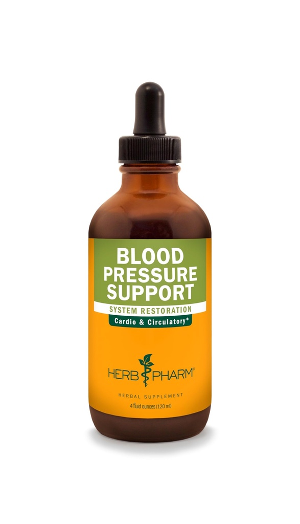 Herbm Phar Blood Pressure Support Liquid Formula for the Cardiovascular and Circulatory Systems - 4 Ounce