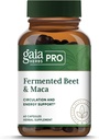 GAIA HERBS PRO Fermented Beet & Maca - Healthy Energy & Circulation Support Supplement* - Συμπλήρωμα για την υγεία των νεφρών με Beet & Carrot Root - Vegan, Χωρίς γλουτένη, Χωρίς σόγια - 60 κάψουλες (30 σερβιρίσματα)