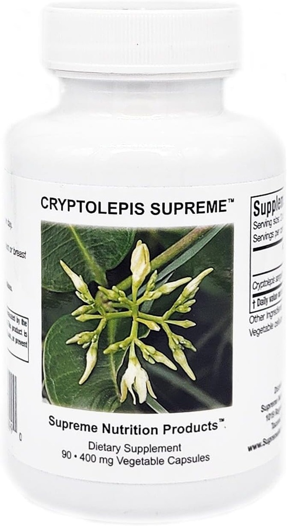 Yüksek Beslenme Cryptolepis Supreme, 90 Pure Vegetarian Capsules
