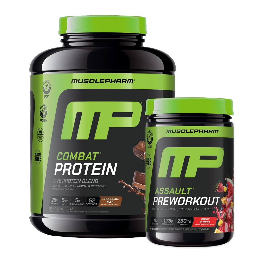 Kas Pharm 4lb Chocolate Protein ve KasPharm Assualt Meyve Zü Preworkout