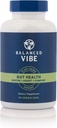 Dengeli Vibe Organik Gut Health Supplement | Plant-Based Digestive & Gut Lining Support | L-Glutamine, Glycine & 5 Organik Herbs Sağlıklı Digestion ve Yakıt Your Day | 90 Capsules