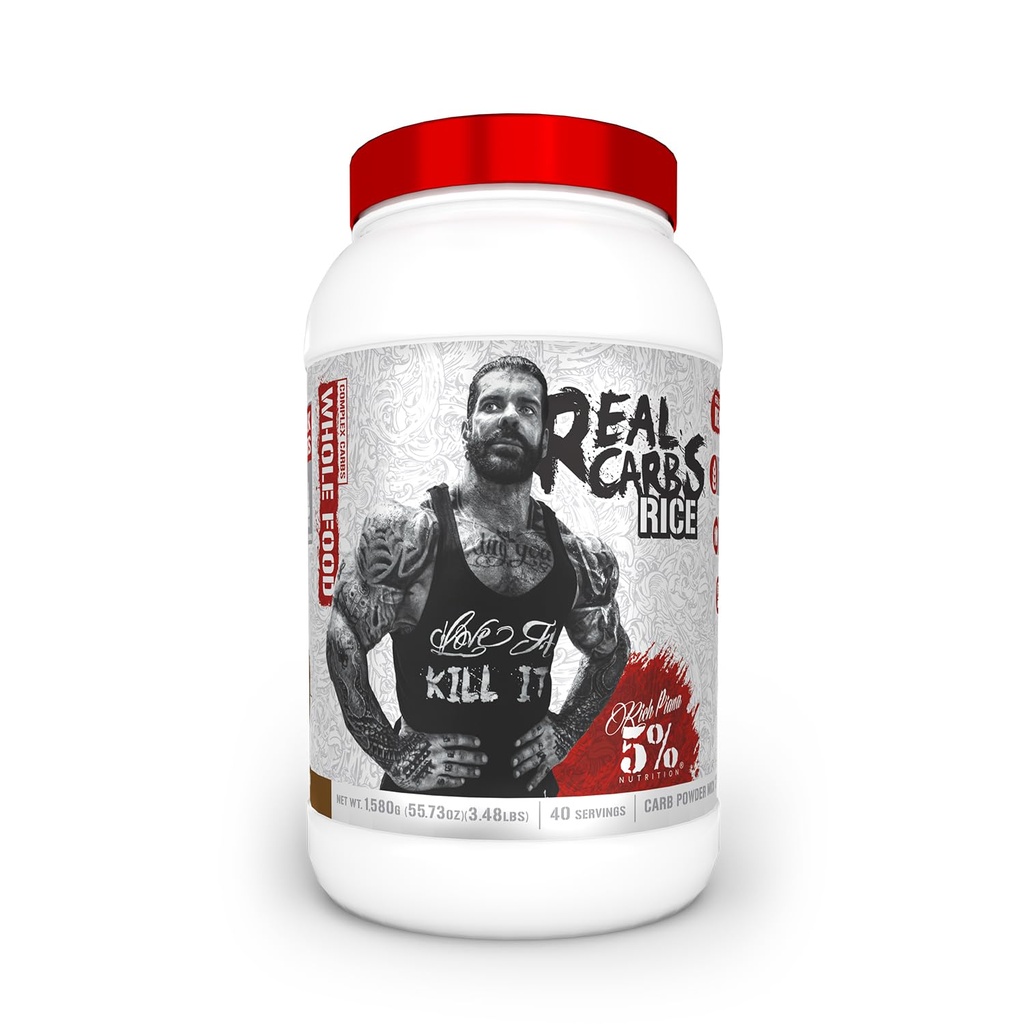 5% Διατροφή Πλούσια Piana Real Carbs Ρύζι με Real Food Complex Carbohydrates, Long-διαρκής χαμηλή Γλυκαιμική Ενέργεια για την προ-εργασία / Post-Workout Recovery Meal, 3,5 lb, 40 εξυπηρετούν (Cocoa Heaven)