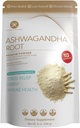 Ashwagandha Root Toz | Organik Adaptogen | 8 oz (113 Hizmete Giriş) | Ayurvedic Stres Desteği & Enerji ATM | Non-GMO, Vegan, Gluten-Free-Free