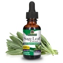 Απάντηση της φύσης Alcohol Free Sage Leaf Συμπλήρωμα 1 ρευστή ουγγιά Γλουτένη Δωρεάν 
