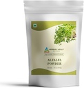 HERBAL HILLS Alfalfa Toz | 16 Oz (454 GMS) | Yeşil Superfood Kuru Tüm Genç Leaves