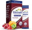 Elektrolit Elektrolytes Toz Paketleri, Meyveler 8 Pack, Tozlu Hydration Packets for Dehidr & Rehidrasyon, Post Workout Flavored Hydrating Drink Mix, Gluten Free Daily Water Advancedr Sticks