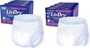 LivDry Adult Incontinence Underwear, Ekstra Absorbency with Overnight Comfort Sche - Extra Large, Case