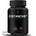 Humanx Cistanche+ 550MG (Cistanche Tubulosa Türlü Erkekler için Toz) ABD Made - Easy to Sw Capsules - Powerful Supplement to Support Athletic Performance, Strength, & Vitality