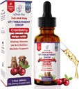 Köpek UTI Tedavisi | Urinary Tract Enfeksiyonları Kediler ve Köpekler | Cat UTI Remedy | Cranberry Supplement | Kidney Health Support, 2 Fl.Oz