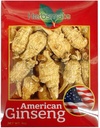 Επιλέχθηκε χέρι ένα βαθμό αμερικανική Ginseng μέσο στρογγυλό μέγεθος (4 Oz. Κουτί)