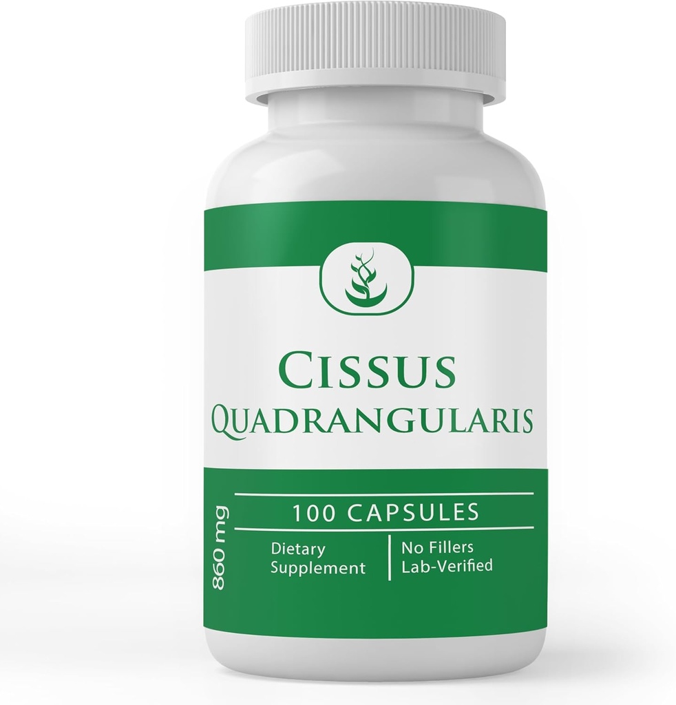 ΑΝΩΤΑΤΑ ΑΡΧΙΚΑ ΣΥΣΤΑΤΙΚΑ Cissus Quadrangularis, (100 κάψουλες) Πάντα καθαρό, χωρίς πρόσθετα ή πληρωτικά, Εργαστήριο Επαληθευμένο