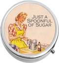 Sadece bir Spoonful Sugar Medicine Pill Box