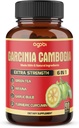 Αγνή κάψουλες Garcinia Cambogia - 6in1 με πράσινο τσάι, Arjuna, σκόρδο, κουρκουμά & μαύρο πιπέρι - 90 κόμητες