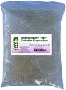Capsule Connection USA-Made 500 Bulk Boş Gelatin Capsules, 00 Boyut Resealable Bag