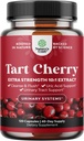 Gelişmiş Tart Cherry Extract Capsules - Ekstra Kuvvet 750mg Per Equivalent Tart Cherry Capsules Uric Acid Cleanse and Joint Support Supplement - Muscle Recovery Supplement 120