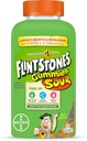 Flintstones Sour Gummy Vitamins For Kids, Kids Multivitamin Gummies with Vitamins C, B6, B12, A & Vitamin D, Support Kids ve Development, 180 Count Count