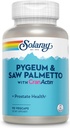 Solaray Pygeum ve Saw Palmetto Cranactin Supplement ile, 90 Kont