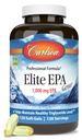 Carlson - Elite Gems, 1000 mg EPA Fish Oil, Wild-Caught, Norveç Fish Oil, Sustainable Sourced, Sağlıklı Triglyceride Seviyeleri Korumaya Yardımcı olur, 120 Softgels