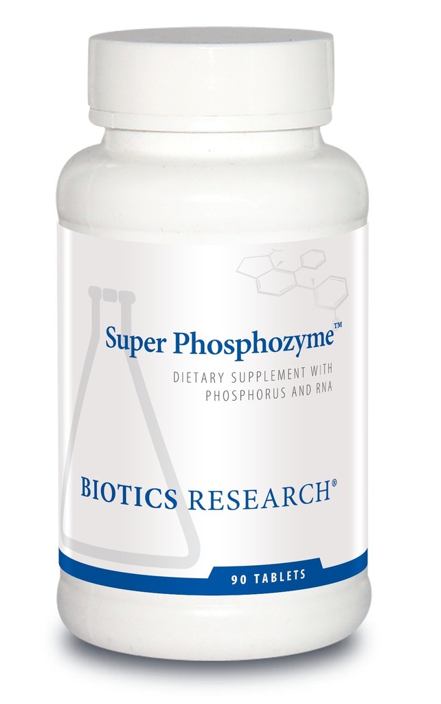 Biotics Research Super Phosphozyme –Φωσφόρος και RNA, ηλεκτρολύτες, υγιή οστά και δόντια, πρωτεϊνική παραγωγή, ενεργειακή υποστήριξη, 90 δισκία