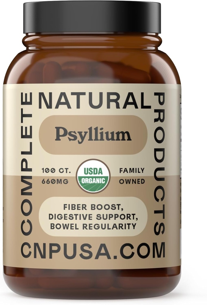 Pure Natural Psyllium Husk Powder Κάψουλες - 660mg Κάψουλες 100 Pure Unflaved Fiber & Colon Cleanse Χάπια
