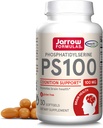 Jarrow Formulas PS100 Phosphatidylserine 100 mg, Beyin Sağlığı ve Biliş Desteği için Diyet Supplement, 30 Softgels, 10-30 Day Supply