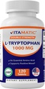 Vitamatic L-Tryptophan 1000mg 120 Tabletler (120 Tabletler 1) (1 Şişe)