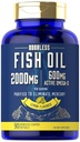 Carlyle Fish Oil 2000 mg | 600 mg Omega 3 Supplement for Men & Women | 90 Odorless Softgels | Lemon Flavored | Non-GMO ve Gluten Ücretsiz