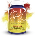 Nootropics Depot Apigenin Capsules | 50 mg | 180 Count | >98% Apigenin | Destekler Rahatlama, Ortak Sağlık ve NAD+ Seviyeler