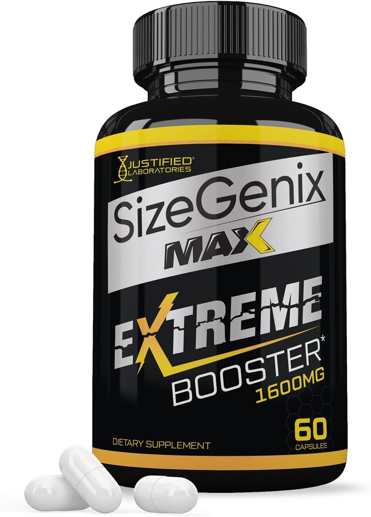 Sizegenix Max 1600MG Σύνθετη φόρμουλα υγείας ανδρών 60 κάψουλες