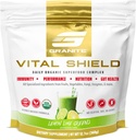 Granit Beslenme Vital Shield – USDA Organik Superfood Greens with Mushrooms & Tart Cherry – Supports Energy, Immune Function & Digestive Health – Lemon Lime Flavor (30 hizmet)