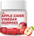 YiLing Βελτιωμένο Sour-Sweet Γεύση Μηλίτη Ξύδι Ξύδι - 1000mg -Σχηματίζεται για την υποστήριξη της ανοσοποιητικής υγείας Κανονική Ενέργεια Επίπεδα & Ουλές Υγεία- Apple Γεύσεις Εμπλουτισμένο B12 / B6 / Beetroot