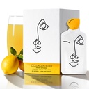 LEMON & CO. Liquid Collagen for Women | Collagen Water Mix with 5000mg Marine Collagen Peptides, Organic Lemons & Vitamin C | Daily Elixir for Skin, Nails, Hair, Gut | No Preservatives, No Sugar