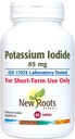 Potasyum Iodide 65 mg | Acil Kullanım Radyasyon Koruma ve Tiroid Desteği | (60 Tablet) Iodine - YODO Naciente | Essential Survival Kit Supplement | YENİ ROOTS HERBAL
